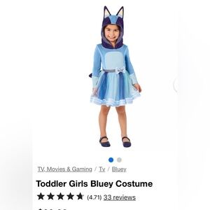 Bluey Toddler Costume - Blue
